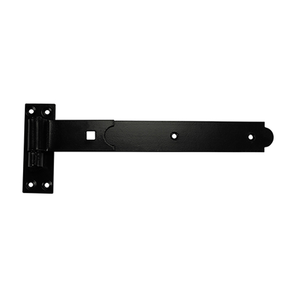 Pair of Straight Band & Hook On Plates - Black (250mm)